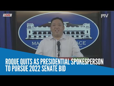 Roque quits as presidential spokesperson to pursue 2022 Senate bid