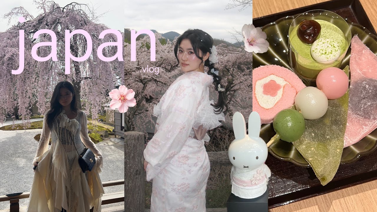 JAPAN vlog 2 🍥⋆˚✿˖° kyoto & tokyo, miffy bakery, arashiyama, the best spots to see cherry blossoms