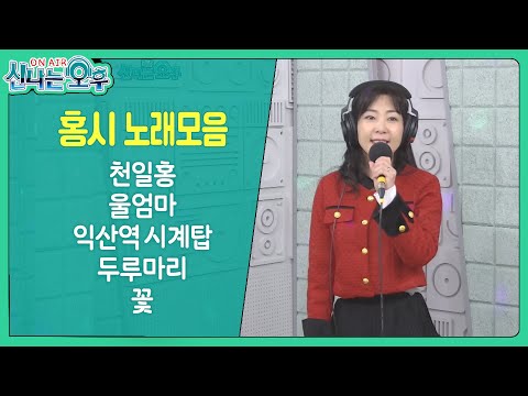 홍시 노래모음 (<strong>천일홍</strong>/울엄마/익산역시계탑/두루마리/꽃) #신나는오후 #k_music #trot