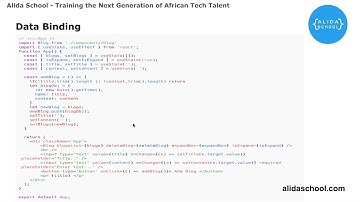 React JS Data Binding