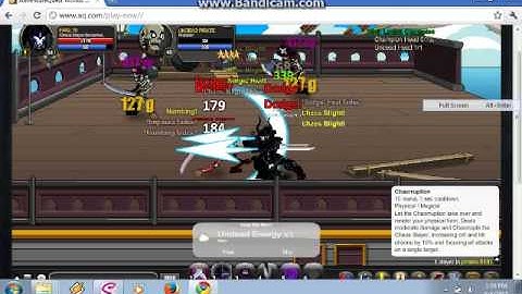 aqw how to use chaos slayer class+enchament