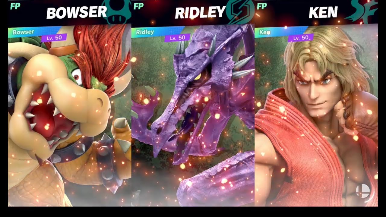 Super Smash Bros Ultimate Amiibo Fights Request #4982 Bowser vs Ridley ...