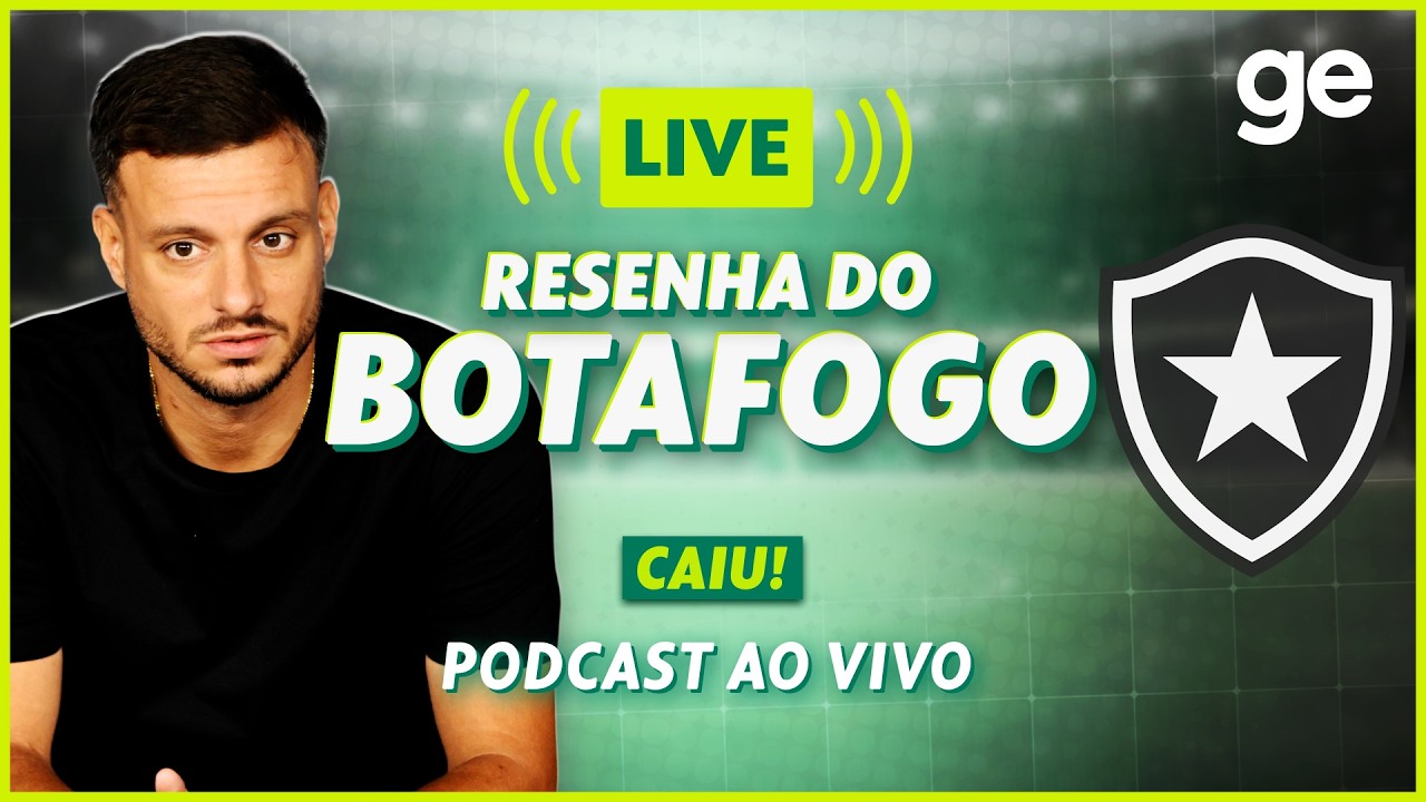 AO VIVO! GE BOTAFOGO ANALISA DEMISSÃO DE MARTÍN ANSELMI #podcast | ge.globo