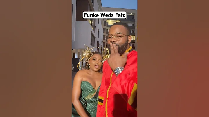 Couple Goals: Funke Akindele & Falz get married in” Everybody Loves Jenifa. #falz #funkeakindele