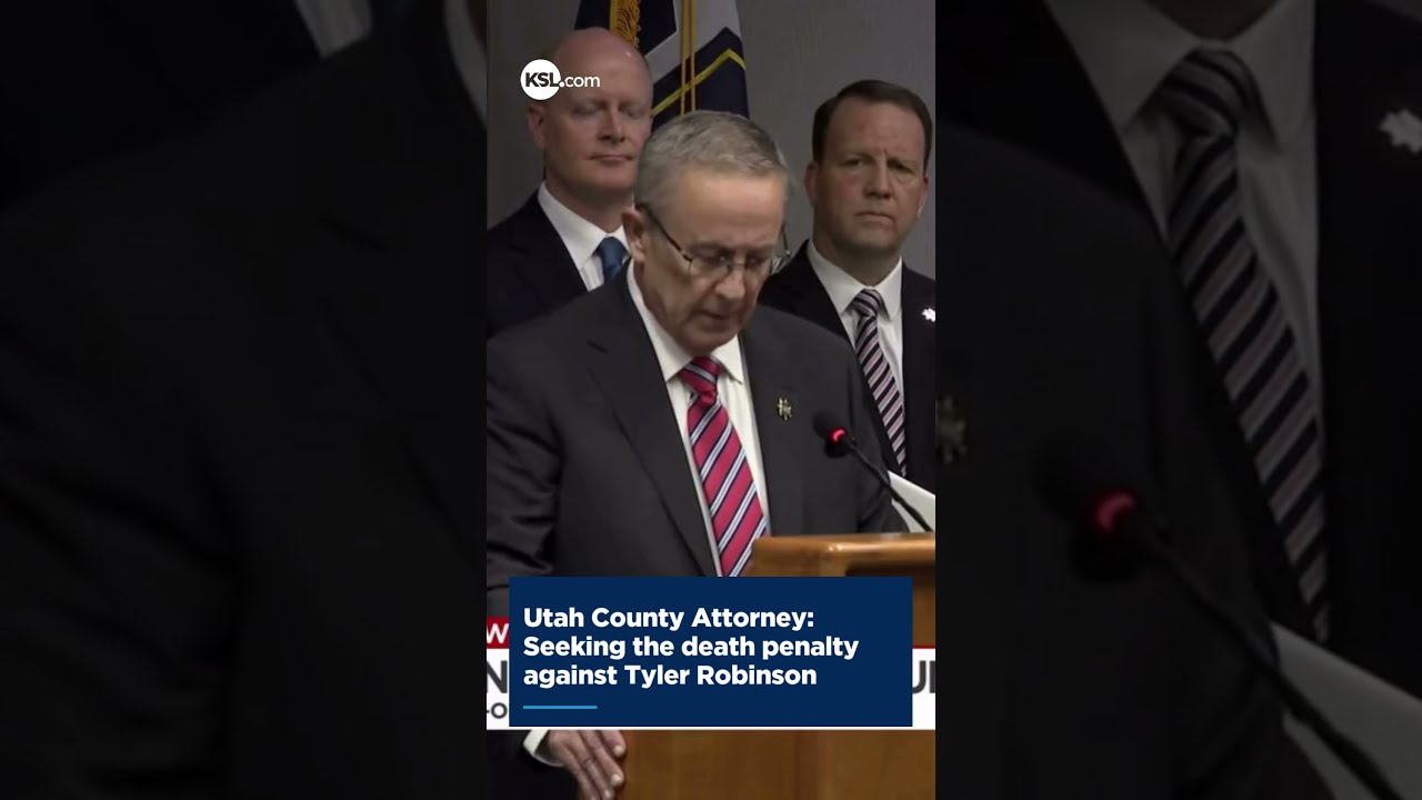 Utah County Attorney To Seek Death Penalty Against Alleged Charlie Kirk Assassin News Crime