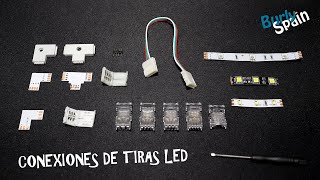 Conexiones para tiras LED de 2, 3, 4, 5 y 6 pines tanto IP20 como IP65