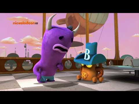 Анонс Робот и Монстр Nickelodeon HD август 2013 Русский Турецкий 