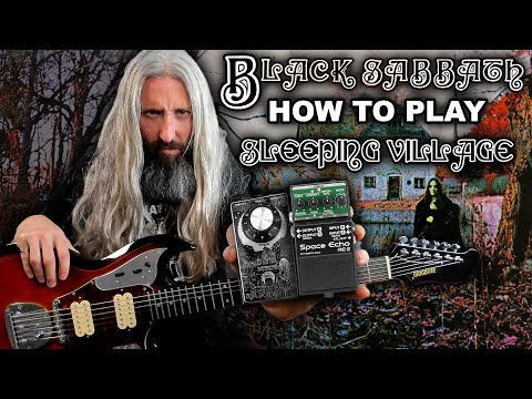 Black Sabbath Sleeping Village Guitar Lesson
