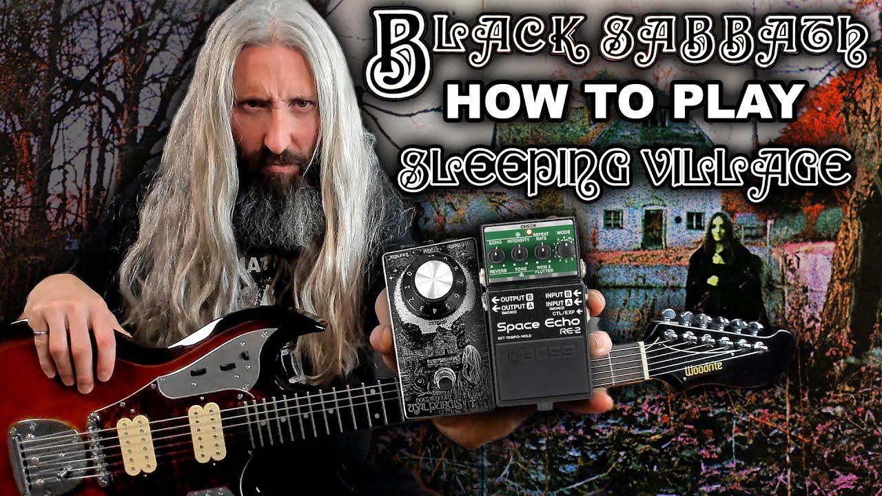 Black Sabbath Sleeping Village Guitar Lesson YouTube