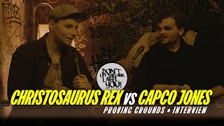 Christosaurus Rex vs Capco Jones ⎪ Interview @ Proving Grounds, Berlin ⎪ DLTLLY