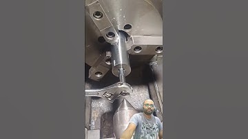 "Internal Threading by Lathe Machine | Precision Threads in Action! #shorts"#machinist #machinetool