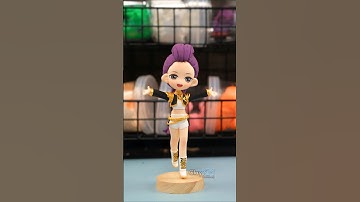 Cute Rumi 😍 KPop Demon Hunters HUNTRIX Golden ✅ making clay art doll