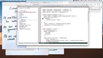 Authentication - Client Side Functionality