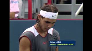 Rafael Nadal vs Andre Agassi flashback | Coupe Rogers Montreal 2005 Final