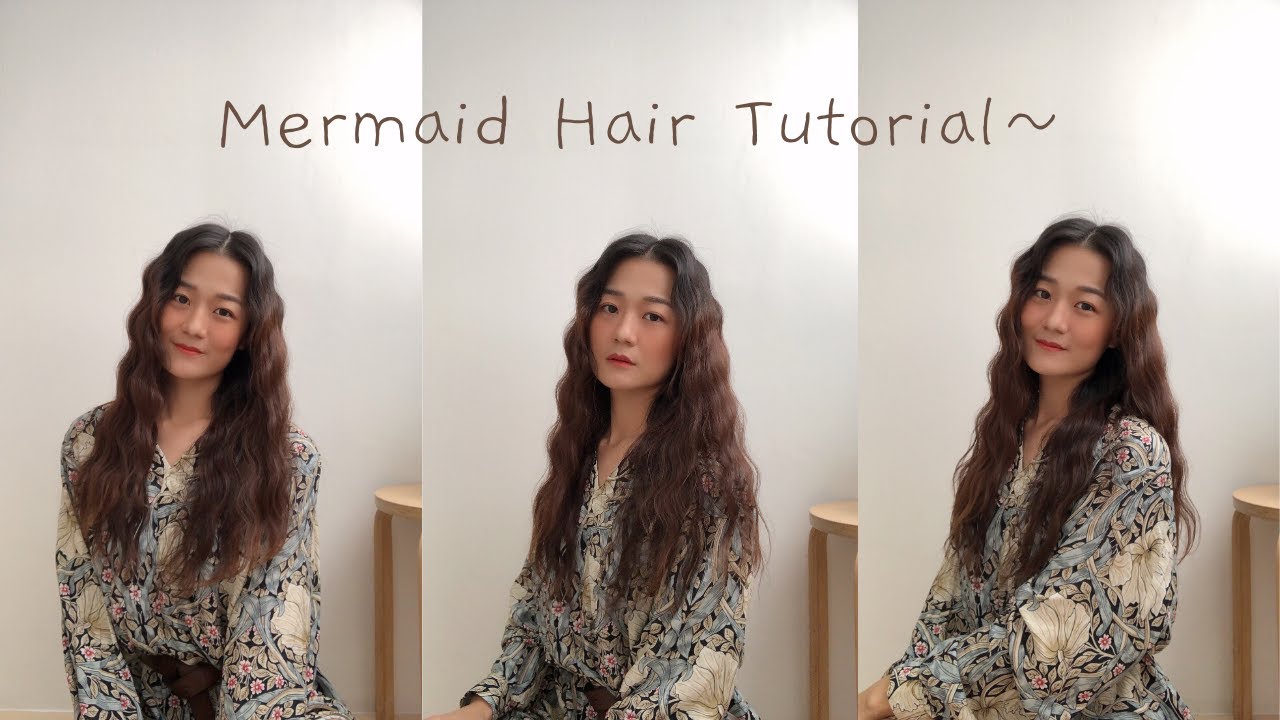  Korean  Idol Mermaid Hair Tutorial Tutorial Catok Rambut  