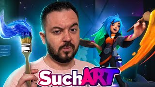 SuchArt | В КОСМОСЕ НА КАРТИНАХ ПОДНЯЛСЯ | Прохождение Genius Artist Simulator | 37 Black