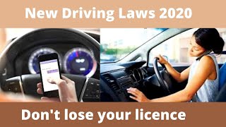 New mobile phone driving rule 2020 - know the law or lose the licence