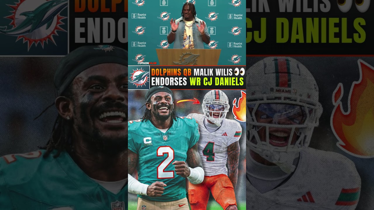 CJ Daniels the Dolphins⁉️👀