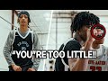 Youre too little beckham black and ab elite get tested in heated matchup vs top aau team