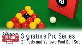 Signature Pro Series 2 Reds and Yellows Ball Set