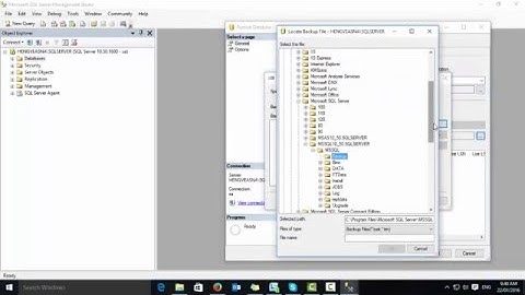 SQL Server 2008 restore