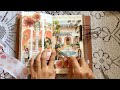 mediterranean courtyard spread | asmr collage journal with me ⛲