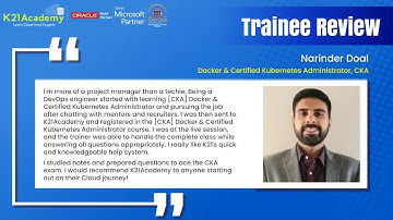 Certified Kubernetes Administrator (CKA) | Trainee Narinder