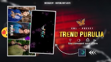 Payer Payer| New Style Trending Purulia New Lofi Song Status Editing in Alight Motion Editing Video