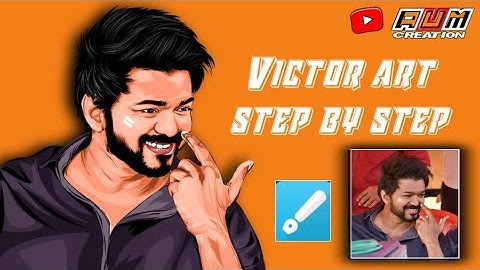 Vector art tutorial || infinity design || how to create cartoon art in mobile