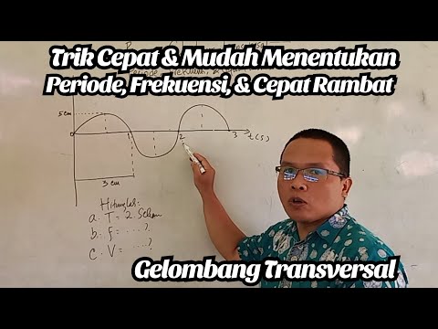 Video: Bagaimana cara mencari frekuensi gelombang transversal?