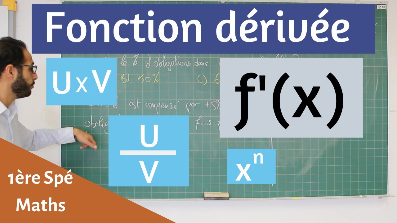 Calculer une fonction dérivée f'(x) - YouTube