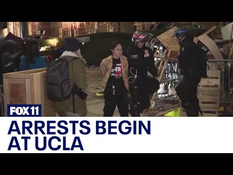 More detained at UCLA as tensions rise