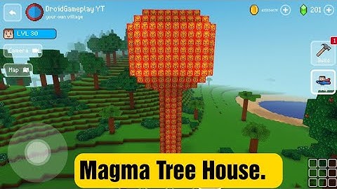 Magma Tree House -  Block Craft 3d: Building Simulator Games for Free
