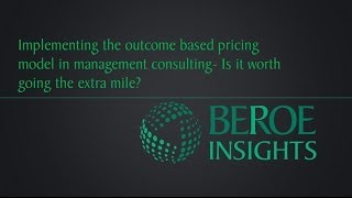 Outcome Based Pricing Model