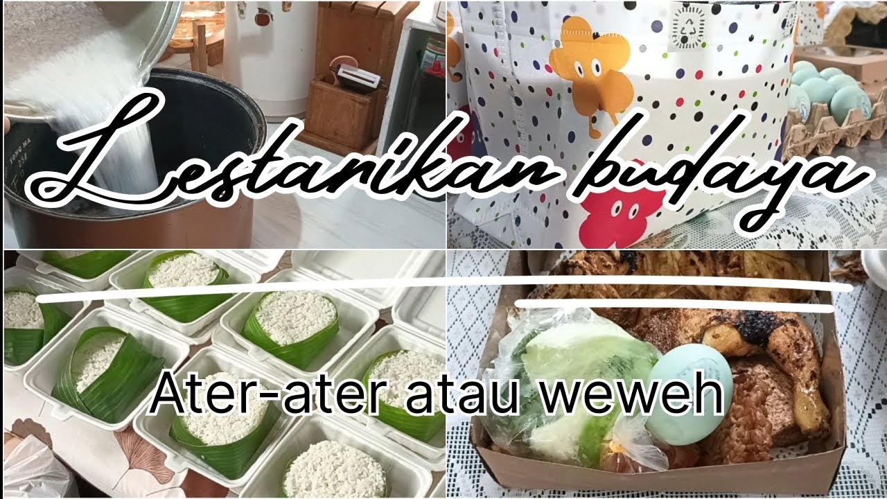 Melaksanakan tradisi tahunan ‼️Ramadhan tahun ini ater-aternya masakan mateng aja 