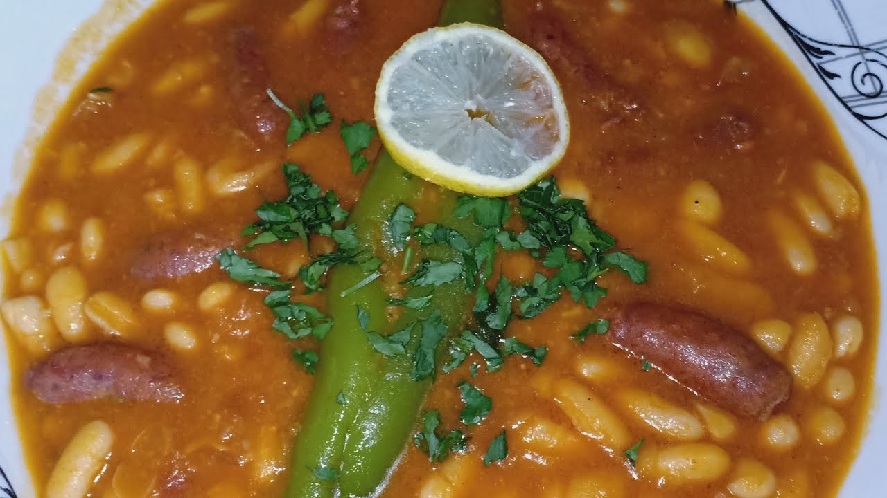 لوبيا بالمرقاز🍝بنة هائلة و كل تفاصيل اتقانها❤🤩