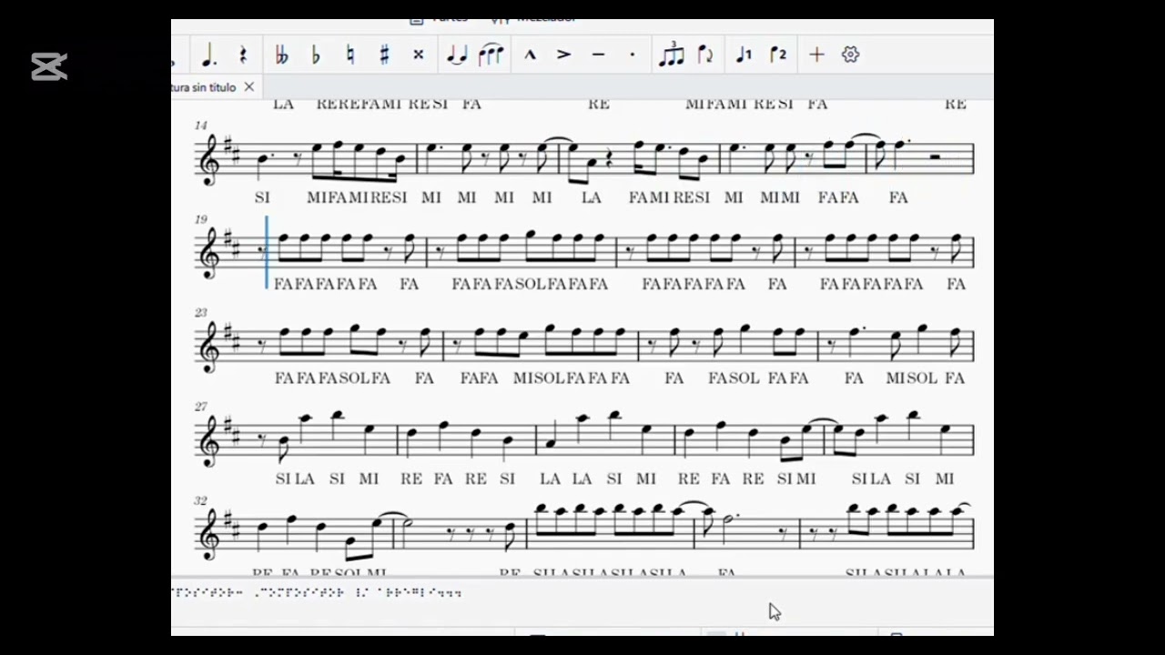 Billie eilish birds of a feather con nombres de las notas 