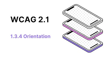 WCAG 2.1 Guideline 1.3.4 Orientation