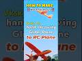 Upgrade RC Plane #diy #radiocontrol #repair #drone #upgrade #shorts #ytshorts #viral #plane #yt