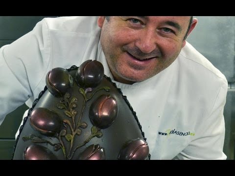 Como decorar huevos pascua chocolate.La receta de Raúl 08 - YouTube