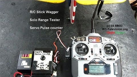R/C Transmitter Solo Range testing by  "Stick Wagger" with history.