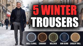 Stop Wearing Blue Jeans In Winter! 5 Trousers Men Over 50 Must Command