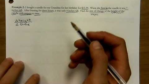 2 A 3 Notes   Slope as a Rate of Change