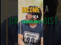 Income as a cardiologist  mbbs md dm cardio neet mbbsmd doctor aiims income status