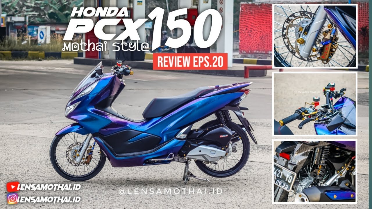 HONDA PCX MODIFIKASI SIMPLE REVIEW EPS.20 - YouTube
