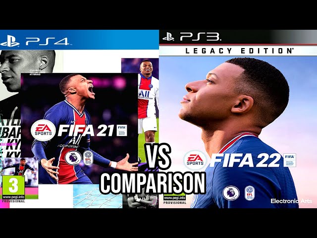 FIFA 21 PS4 Vs FIFA 22 PS3 