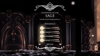 Hollow Knight: Godmaster - Pantheon of the Sage (All Bindings)