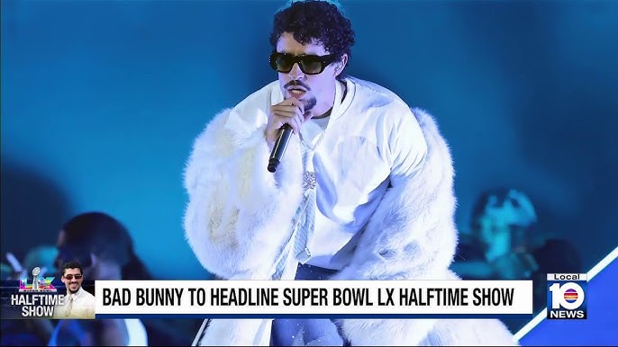 Bad Bunny selected to headline Super Bowl halftime show