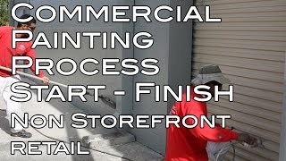 Commercial Painting Process Non Storefront Retail -  Start to Finish - MES Professional