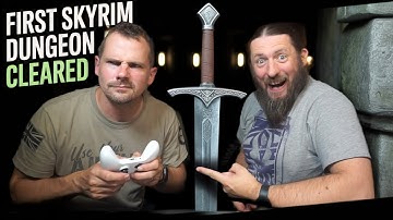 METALHEAD PROUDLY WATCHES A SKYRIM NOOB BEAT HIS FIRST DUNGEON! (Bleak Falls Barrow CLEAR)